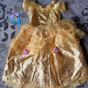 Elegant Gold Princess Costume for Kids